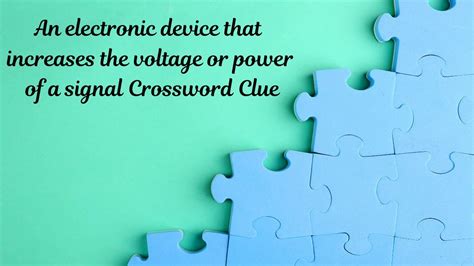 signal that comes out of an electronic system crossword clue|ELECTRONIC SIGNAL .